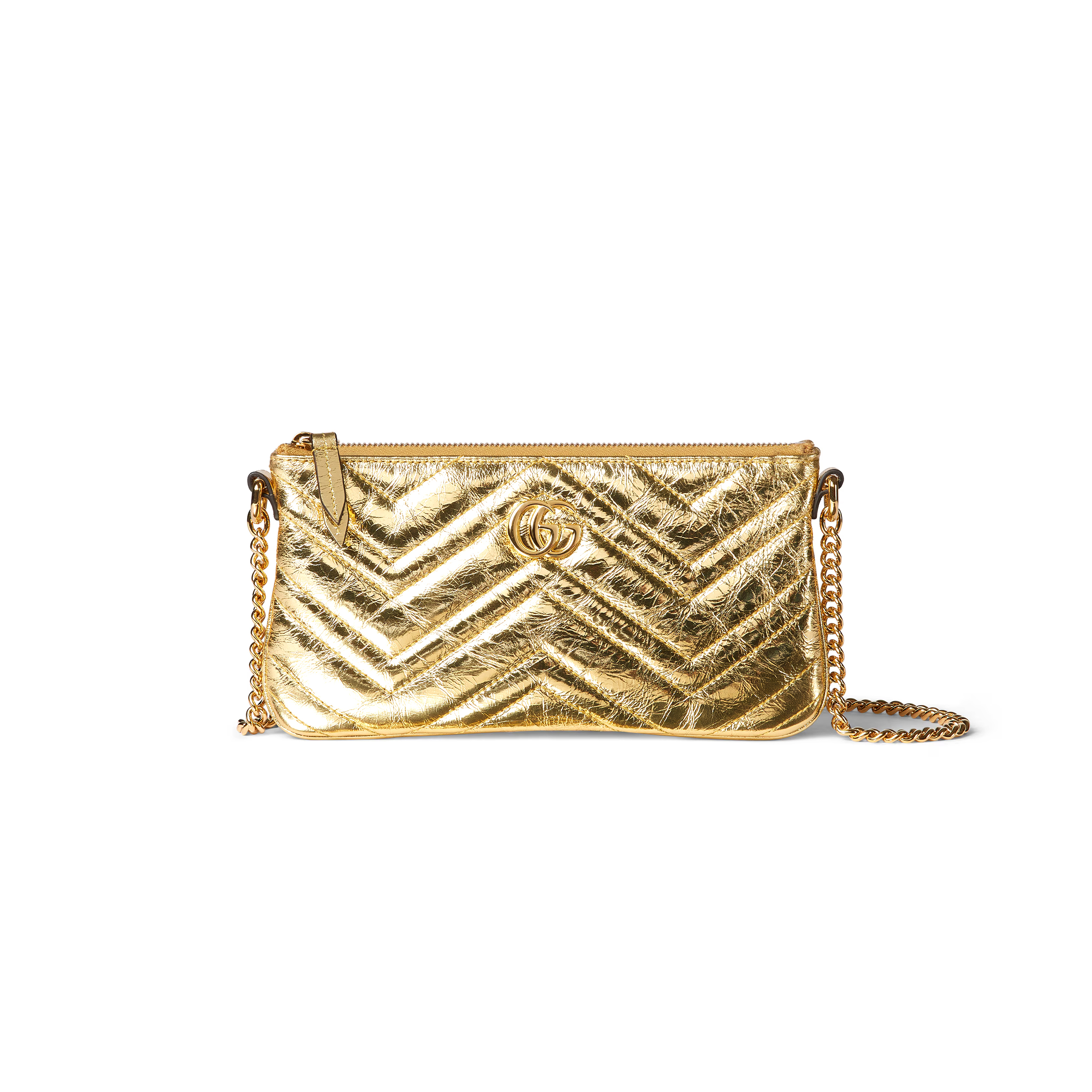 GUCCI GG MARMONT POCHETTE WITH CHAIN 824950 (22*12*2cm)